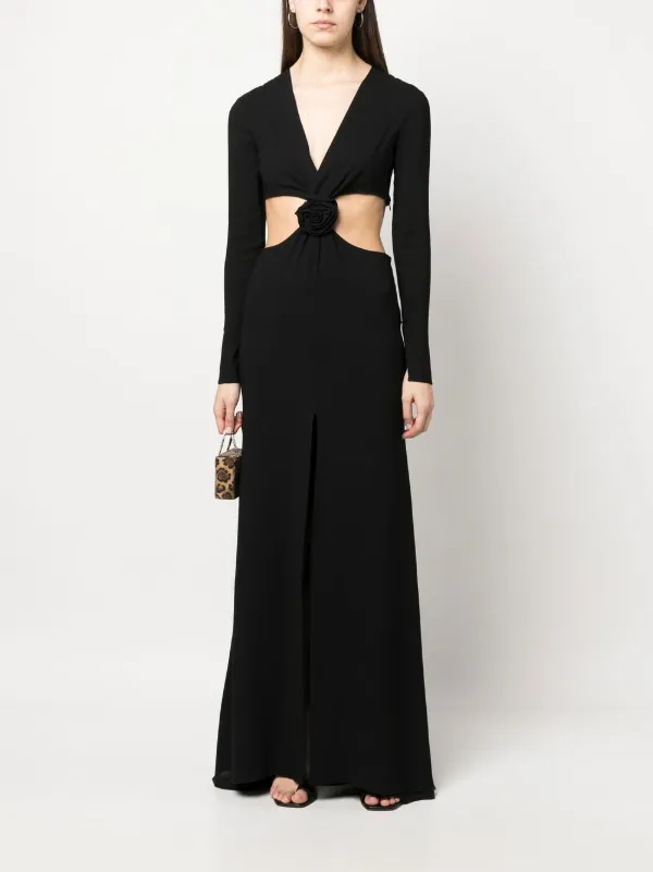 Blumarine cut-out Panel Dress | Black | FARFETCH
