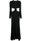 Blumarine cut-out panel dress - Black
