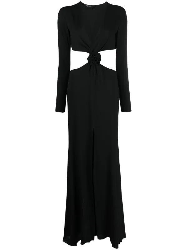 ワンピース BLUMARINE Woman Dress Black 2A638A F9903 Blumarine cut-out Panel Dress | Black | FARFETCH