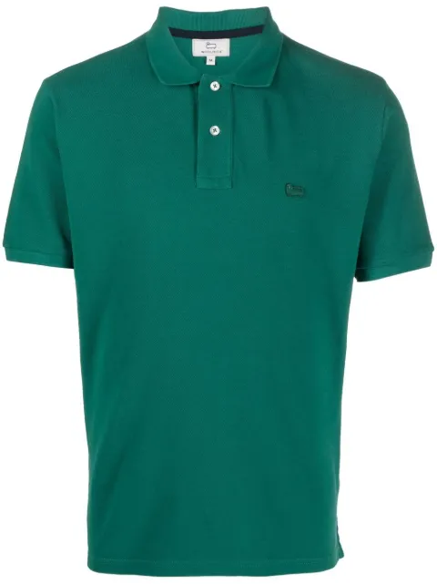 Woolrich polo à patch logo
