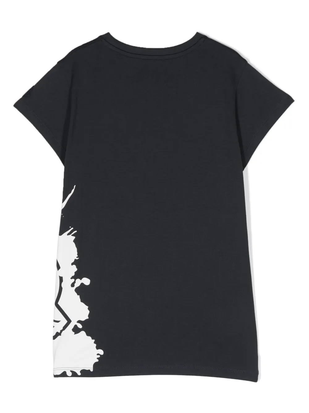 Moncler Enfant T-shirt met logoprint - Blauw