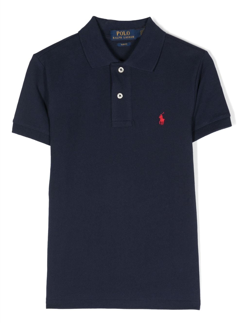 RALPH LAUREN LOGO-EMBROIDERED POLO SHIRT