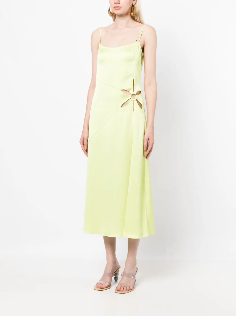 Cult Gaia Midi-jurk Groen