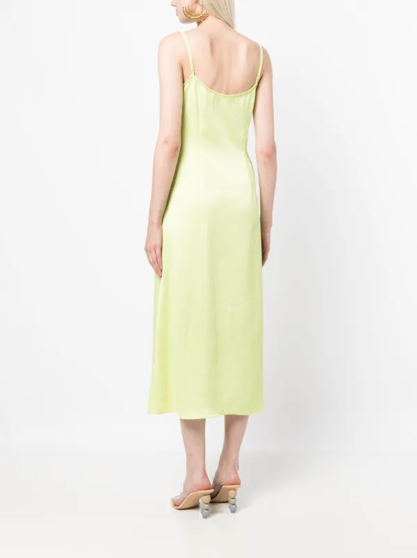 cult gaia green cut out dress Cult Gaia Olivia Dress Rent a Dress