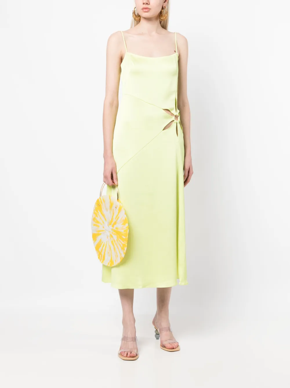 Cult Gaia Midi-jurk Groen