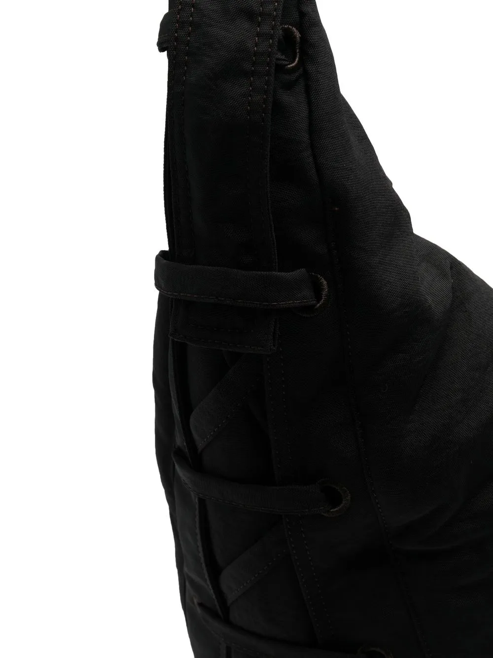 Lemaire Soft Game Shoulder Bag In Braun