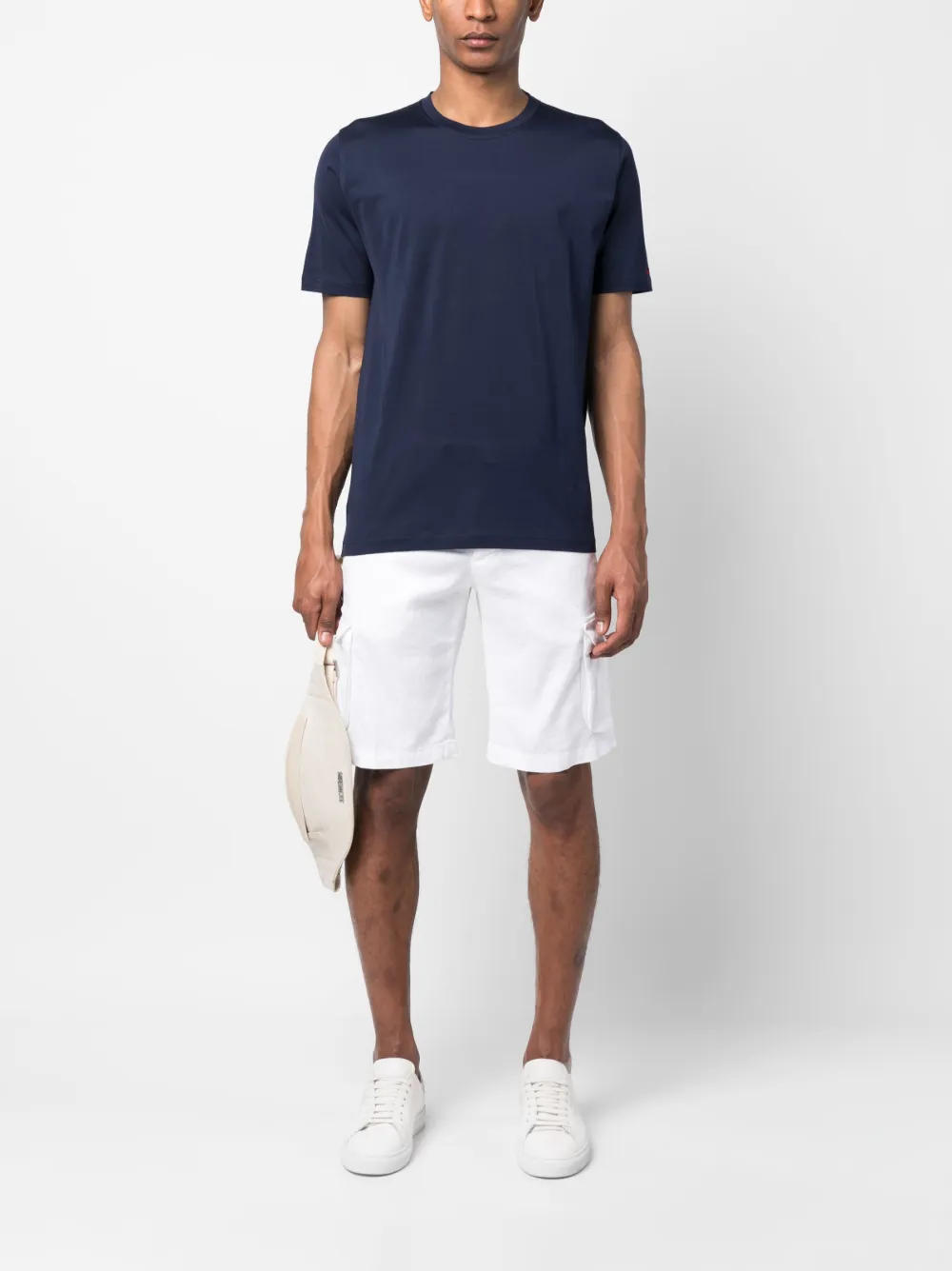 Kiton Asymmetrische shorts - Wit