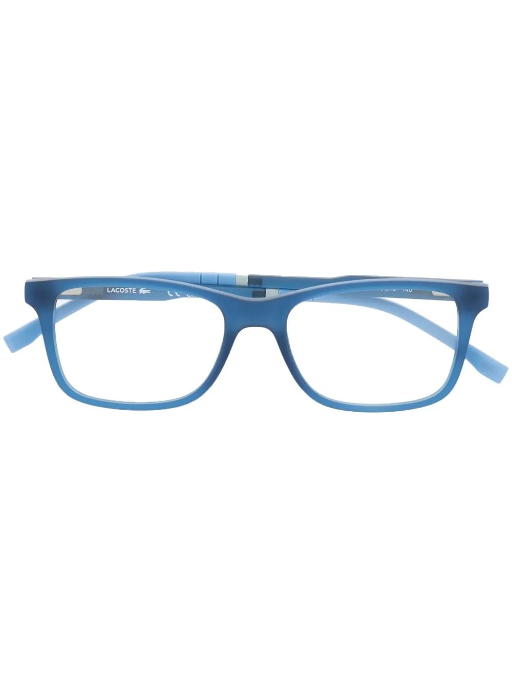 

Lacoste tonal-design rectangle-frame glasses - Blue