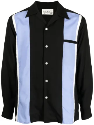 WACKO MARIA 50's Striped Cotton Shirt - Farfetch