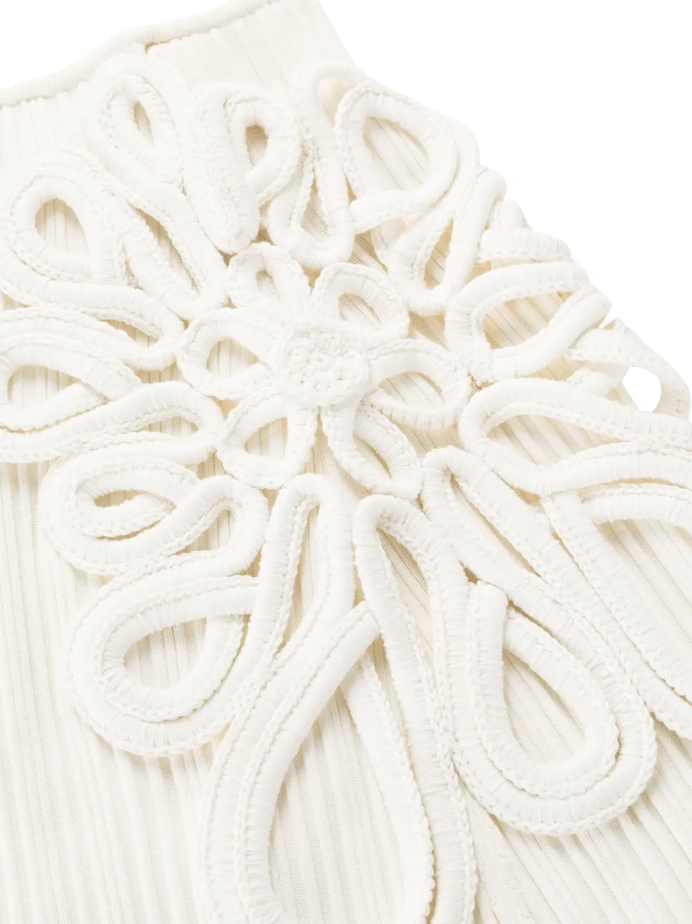 Cult Gaia Chasina Crocheted Cotton Maxi Skirt In White