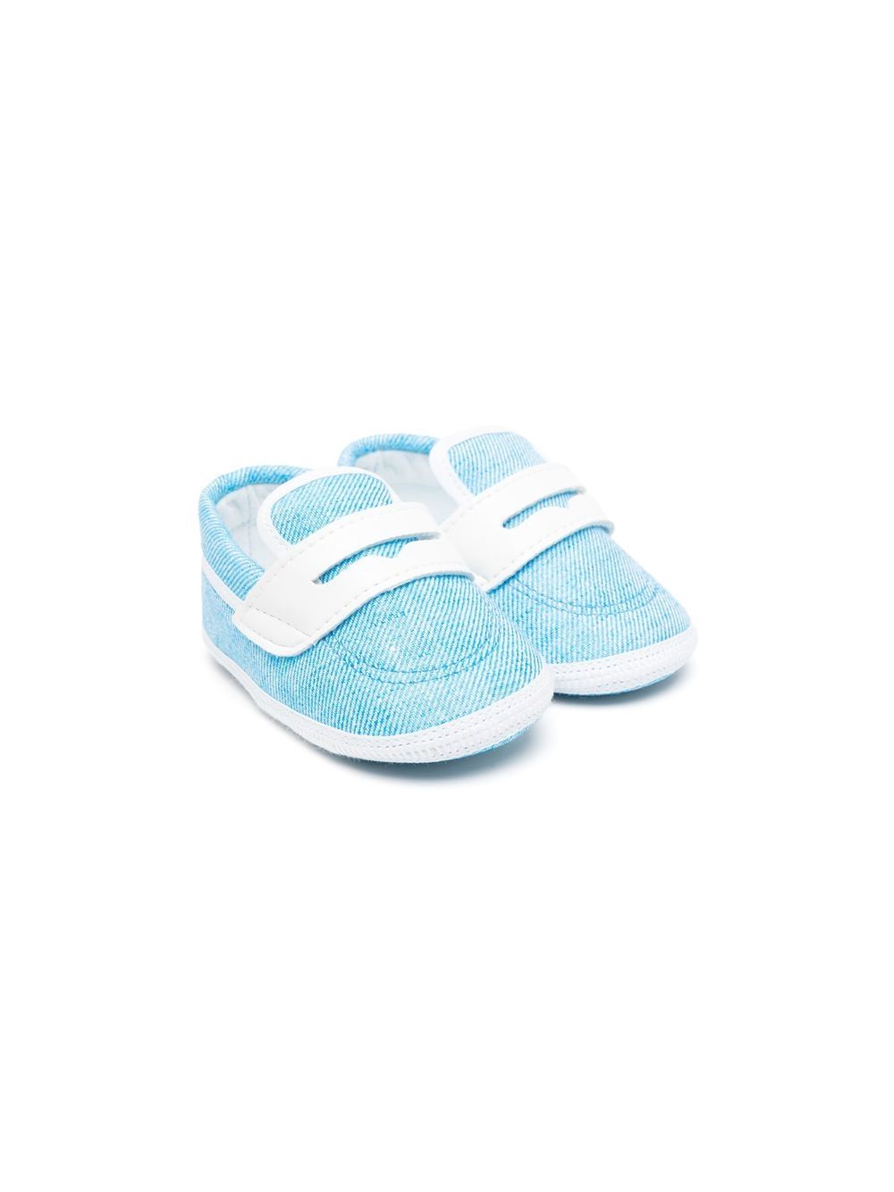 

Colorichiari cotton penny-slot pre-walkers - Blue