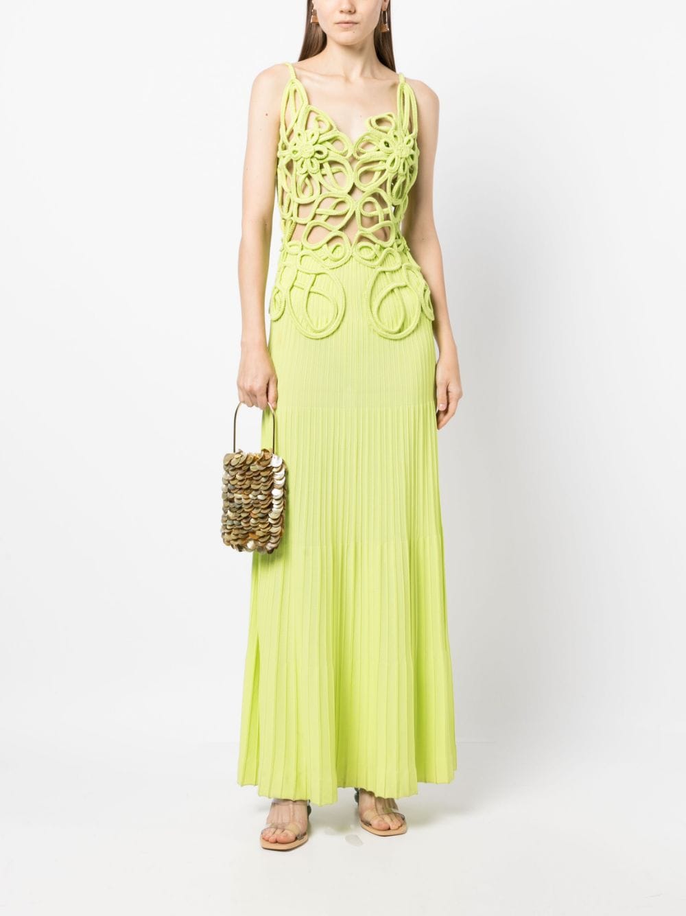 Cult Gaia Nalda Crochet Knit Midi Dress - Farfetch