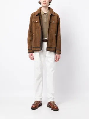 タグ付き BRUNELLO CUCINELLI レザージャケット リブニット タグ付き BRUNELLO CUCINELLI レザージャケット リブニット BRUNELLO