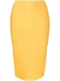 Herve L. Leroux bandage pencil skirt - Yellow