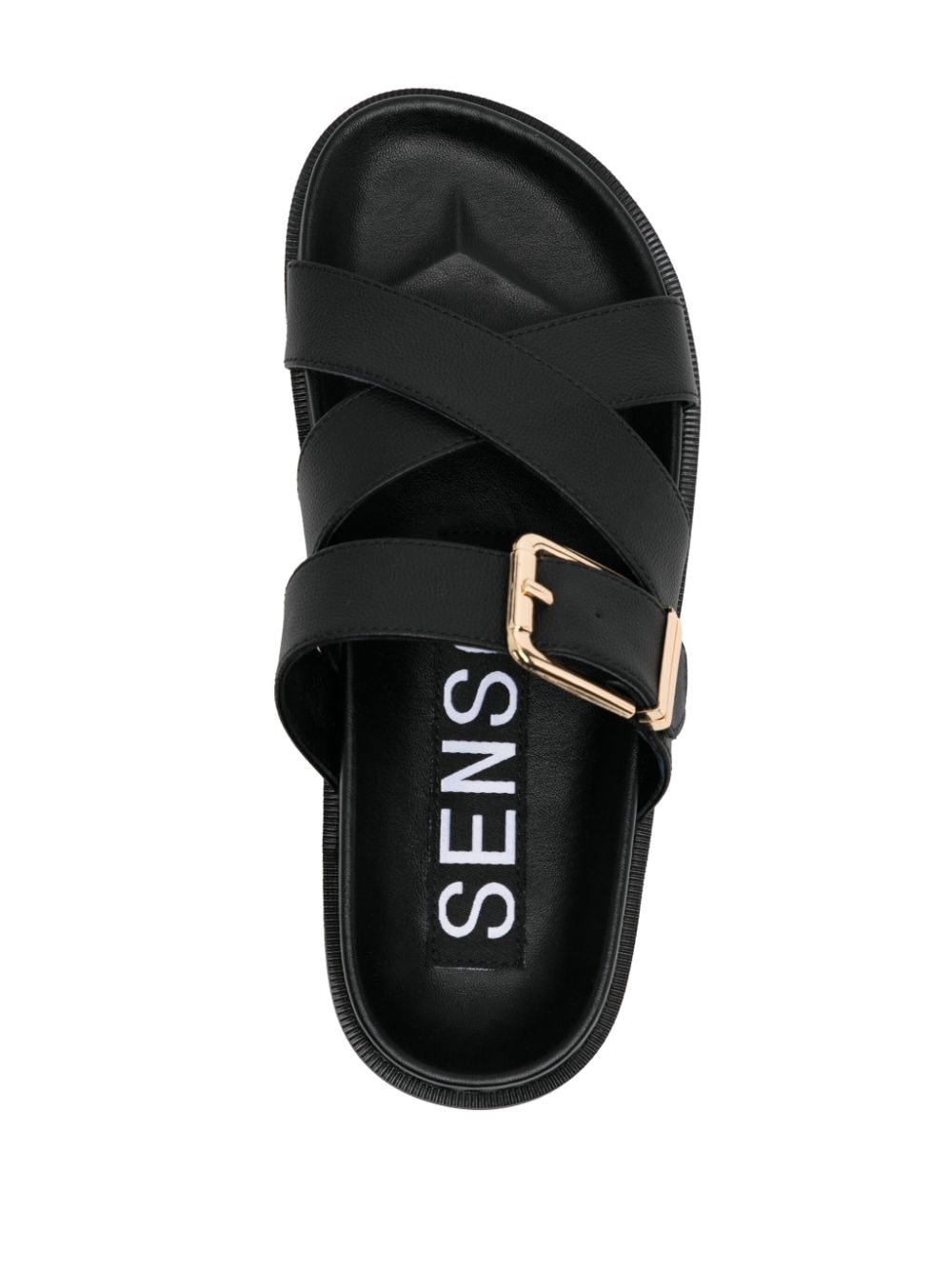 Shop Senso Nia I Leather Sandals In Black