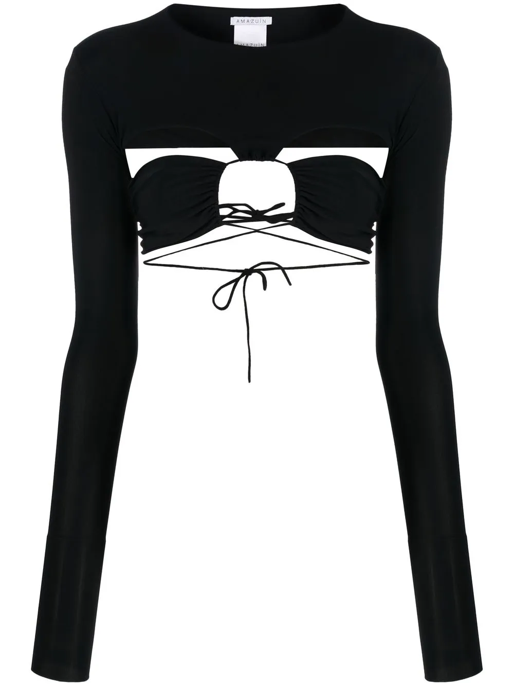 

Amazuìn cut-out top - Black