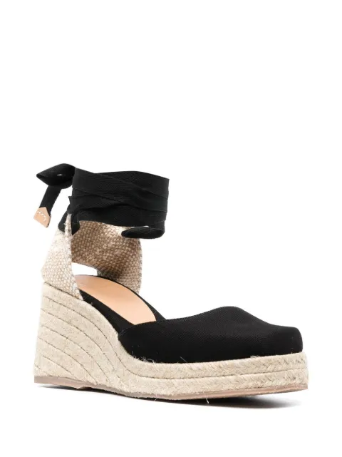 Castañer Tina 85mm wedge espadrilles TINAJUTE001 - 1