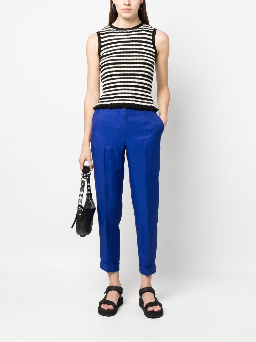 P.A.R.O.S.H. Cropped broek - Blauw