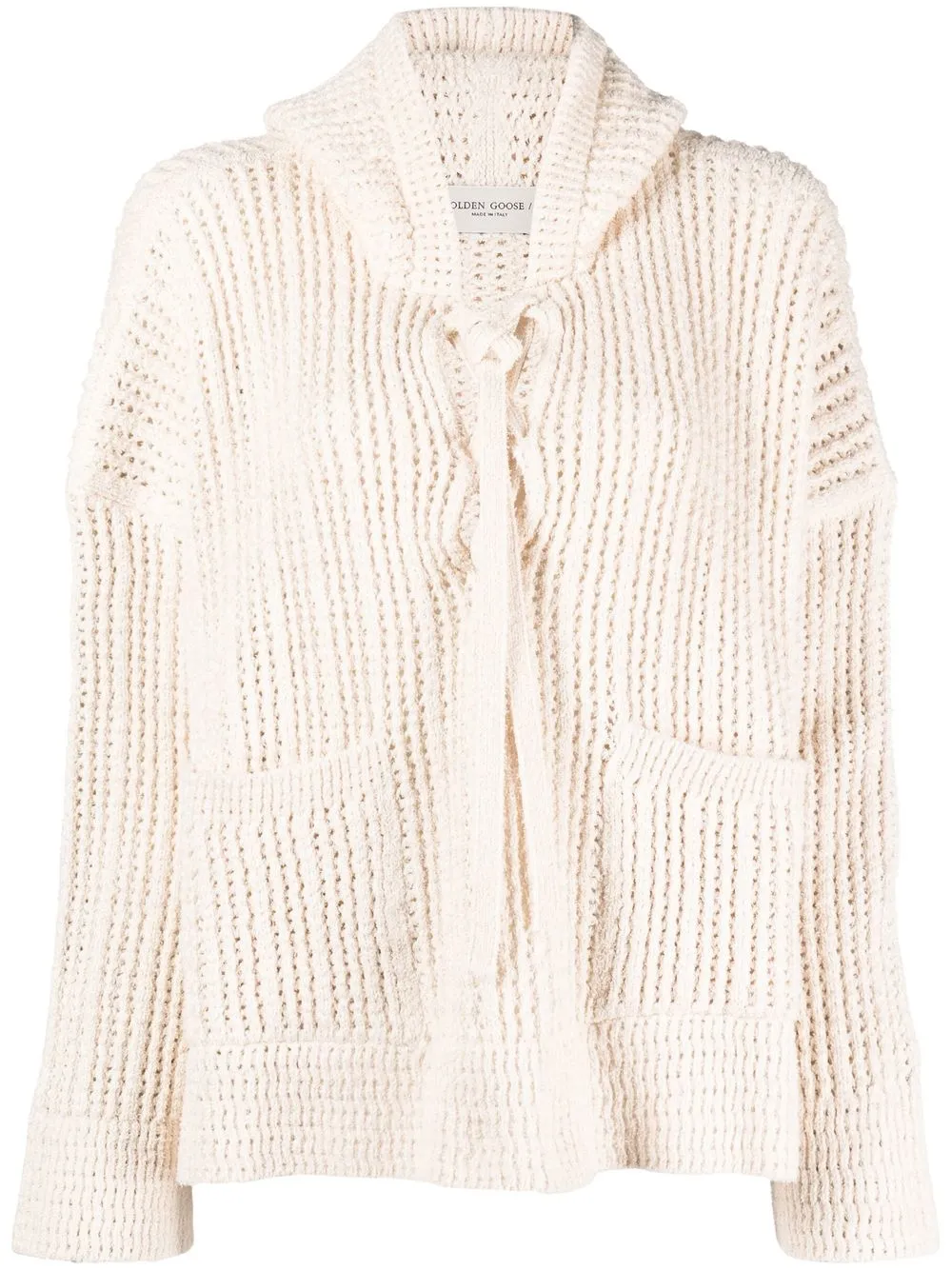 

Golden Goose knit hooded top - Neutrals