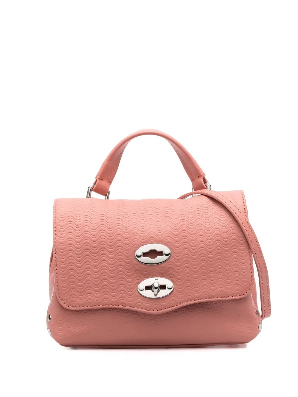 

Zanellato Postina swirl-embossed shoulder bag - Pink