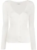 P.A.R.O.S.H. V-neck knitted cardigan - White