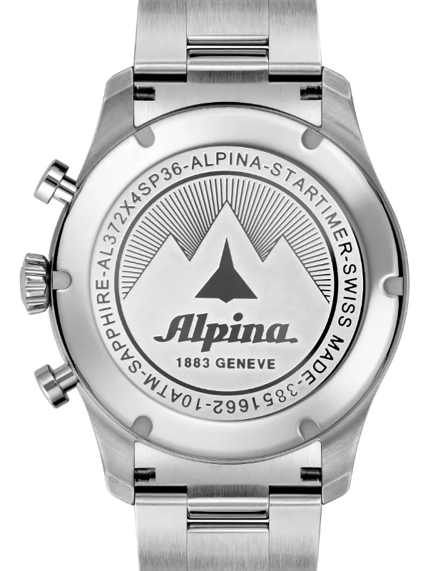 Alpina スタータイマー パイロット クォーツ クロノグラフ ビッグ
