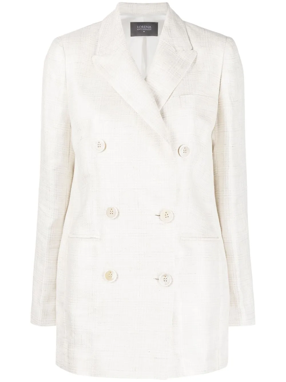 

Lorena Antoniazzi double-breasted button blazer - Neutrals