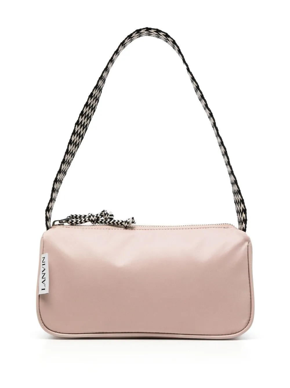 

Lanvin logo-patch shoulder bag - Pink