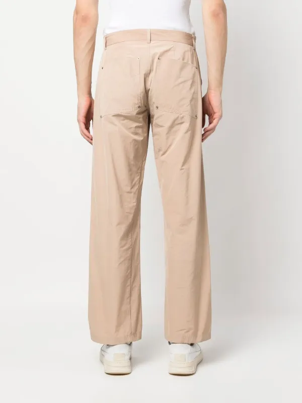 [Burmula] / ☆ RIVET POCKET PANTS / BEIGE KHAKI TWILL PANTS WITH CELLPHONE POCKETS