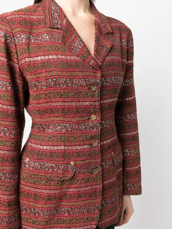 Jean Paul Gaultier Pre-Owned 1990s グラフィック シングルジャケット