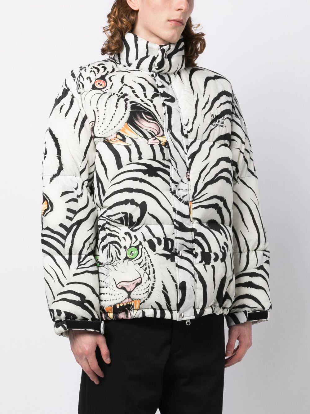 WACKO MARIA x Tim Lehi tiger-print Down Jacket - Farfetch