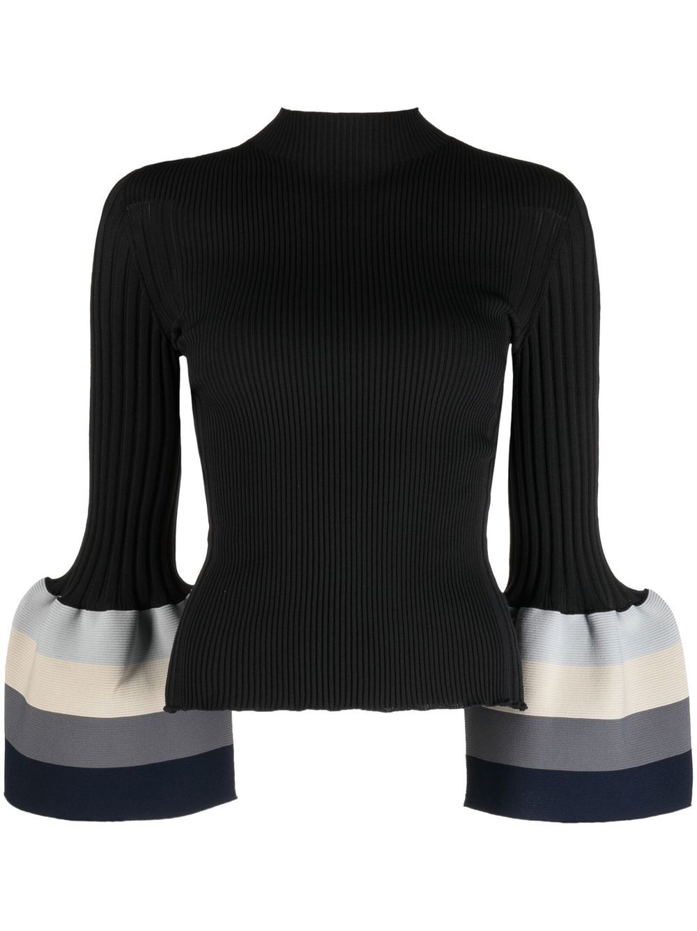 CFCL Pottery 5 contrast-cuff Top - Farfetch