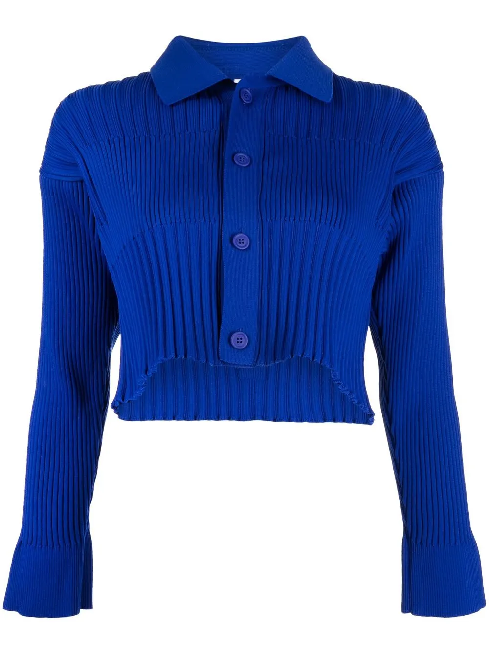 CFCL FLUTED CARDIGAN /BLUE | labiela.com