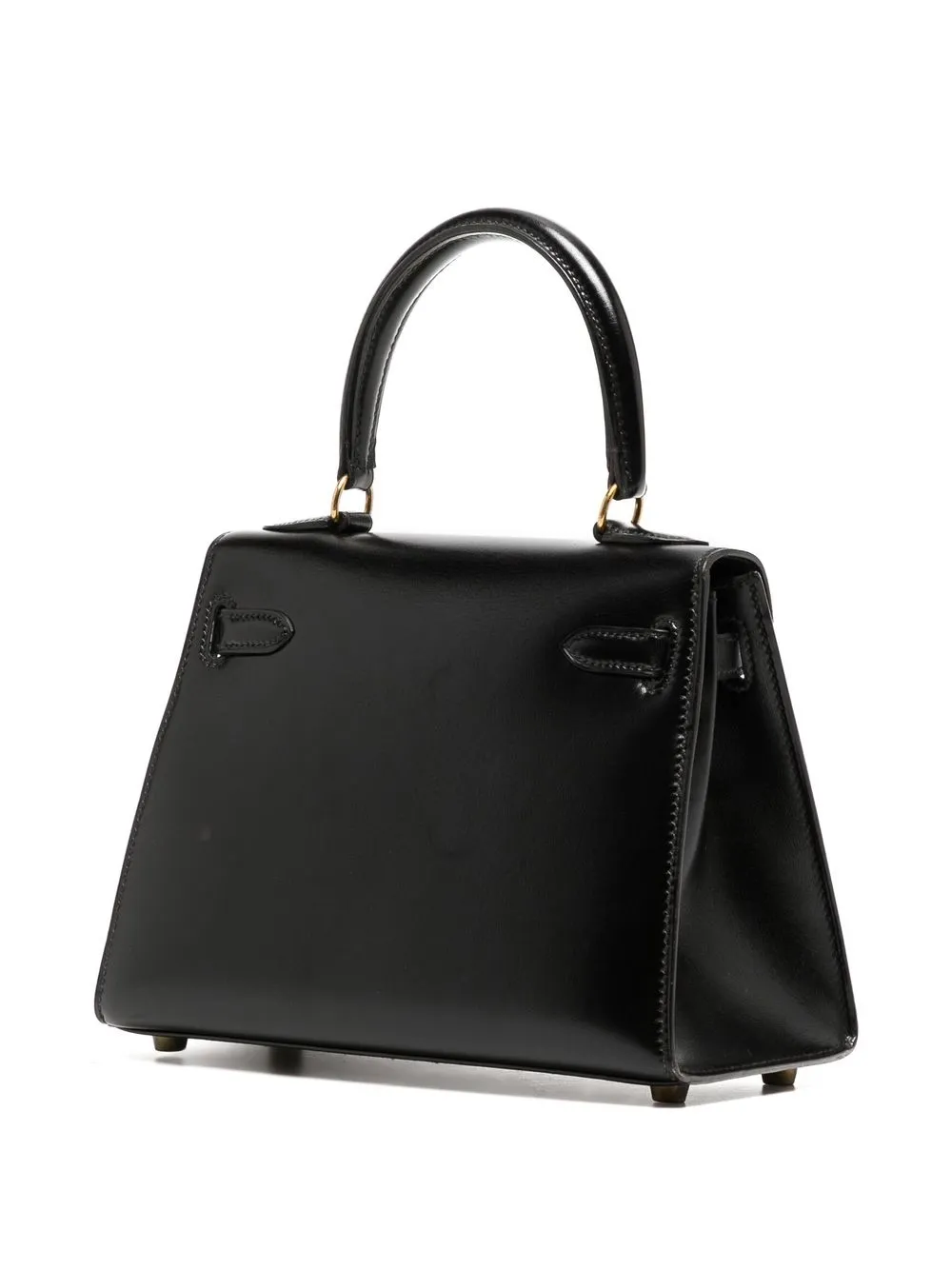 Hermès - 2004 pre-owned Kelly Séllier 20 two-way bag - women - Calf Leather - One Size - Black 2