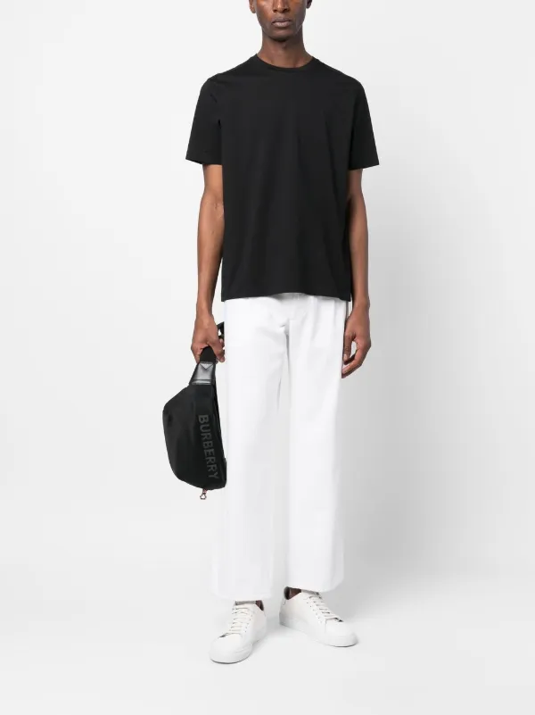Herno short-sleeve Cotton T-shirt | Black | FARFETCH GE