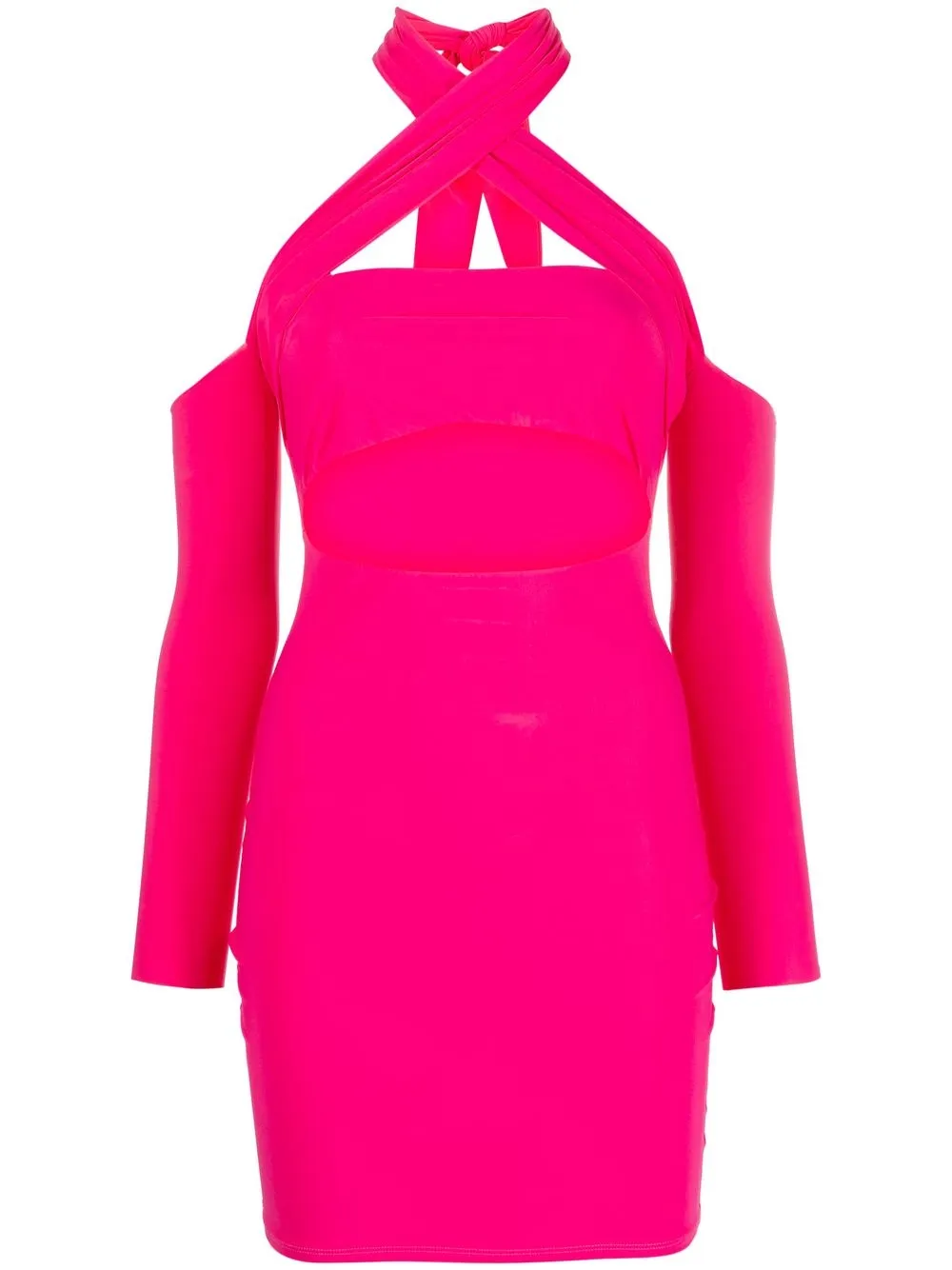 

Amazuìn cut-out mini dress - Pink