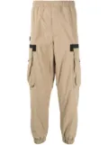 AAPE BY *A BATHING APE® elasticated-waistband tapered-leg pants - Brown
