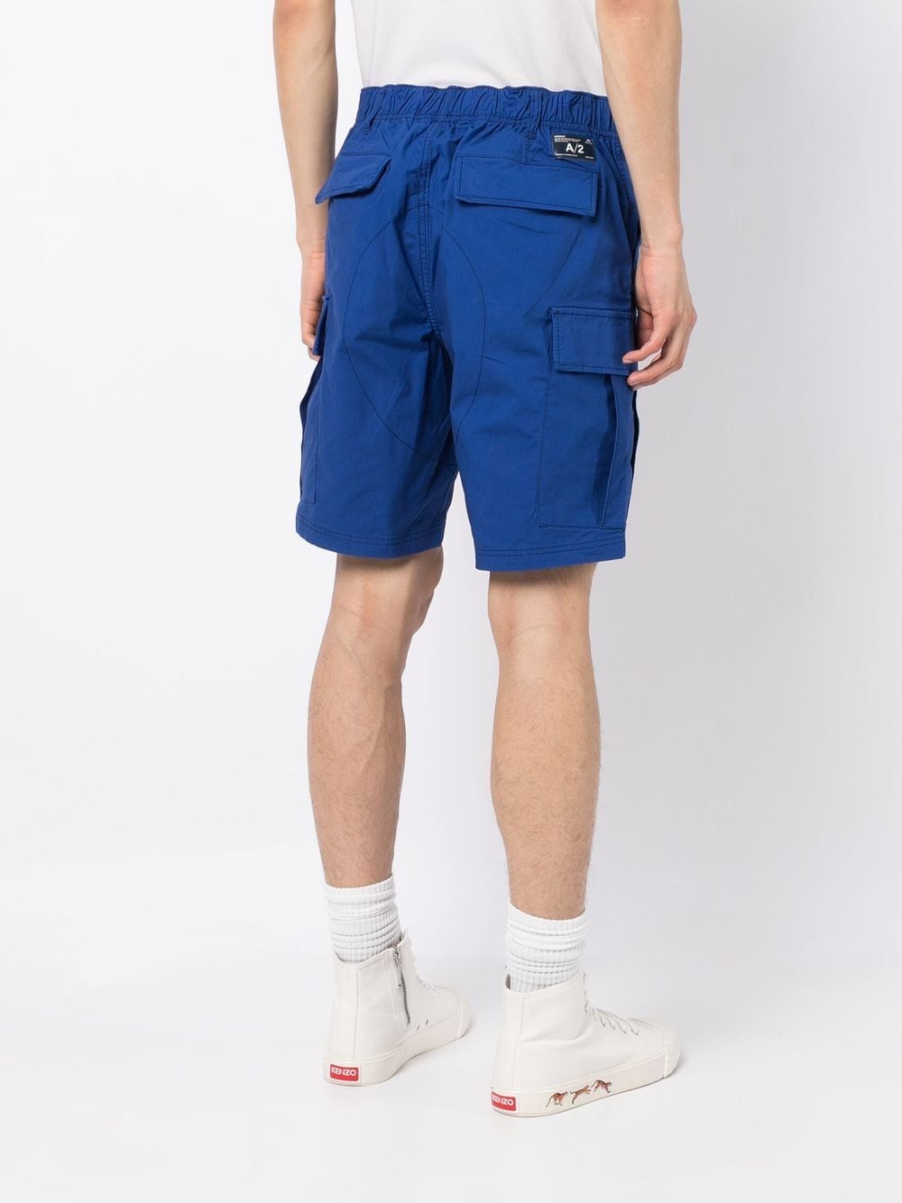 Shop Chocoolate Logo-detail Cargo Shorts In Blue