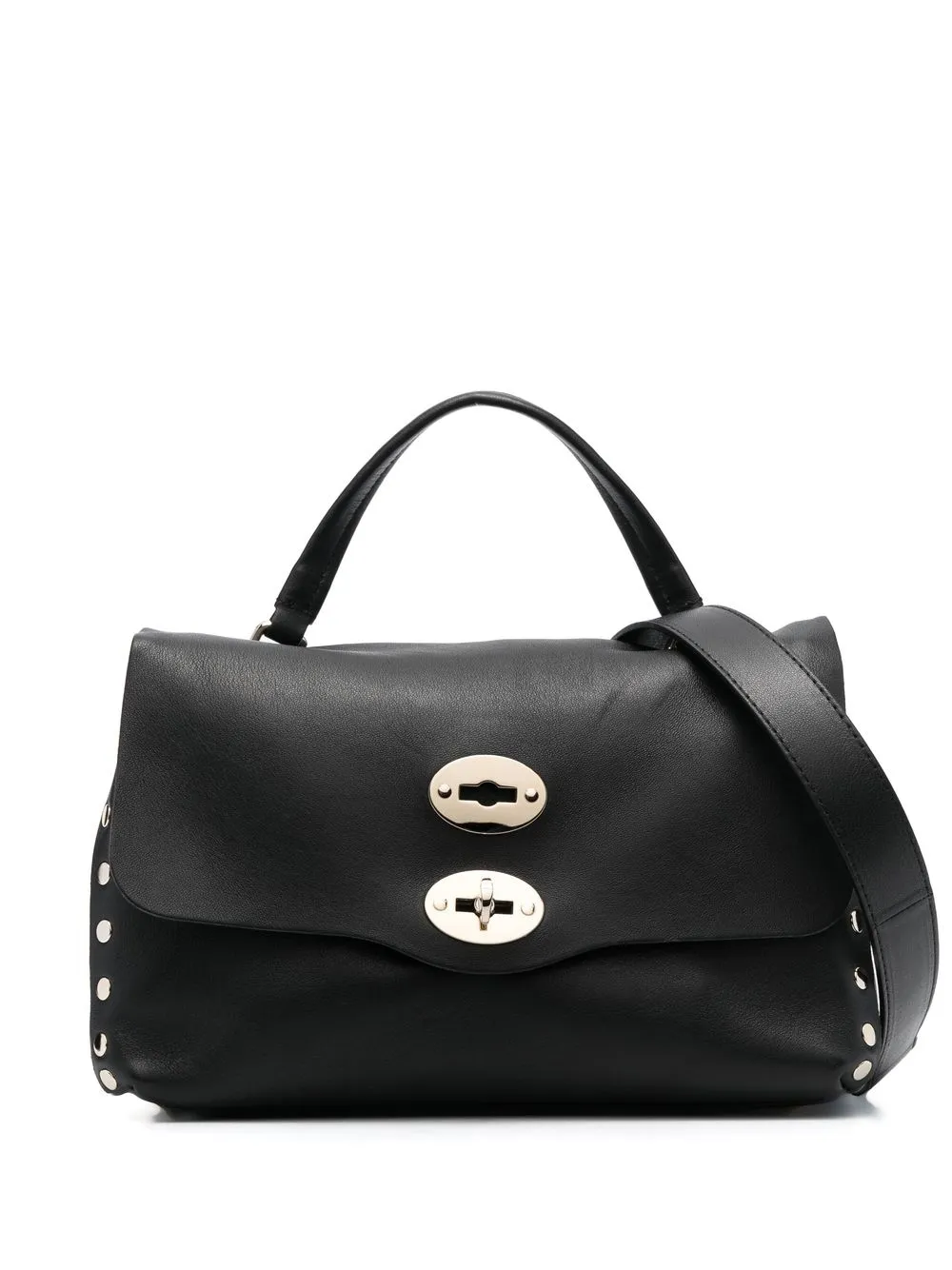 

Zanellato Positional Heritage leather shoulder bag - Black