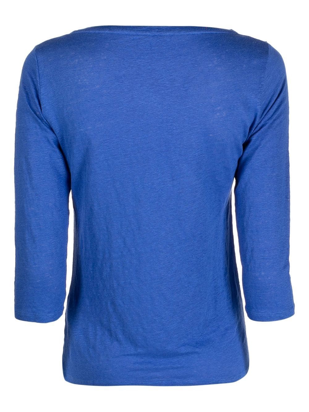 Majestic Filatures Linnen T-shirt - Blauw