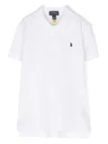 POLO RALPH LAUREN KIDS embroidered logo polo shirt - White