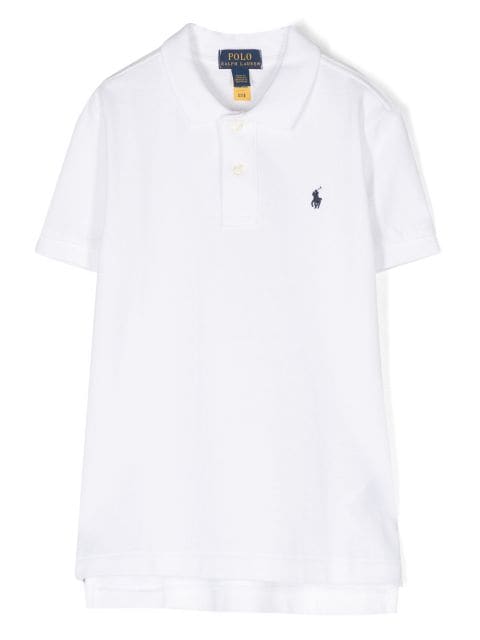 Ralph Lauren Kids Camisa polo com logo bordado