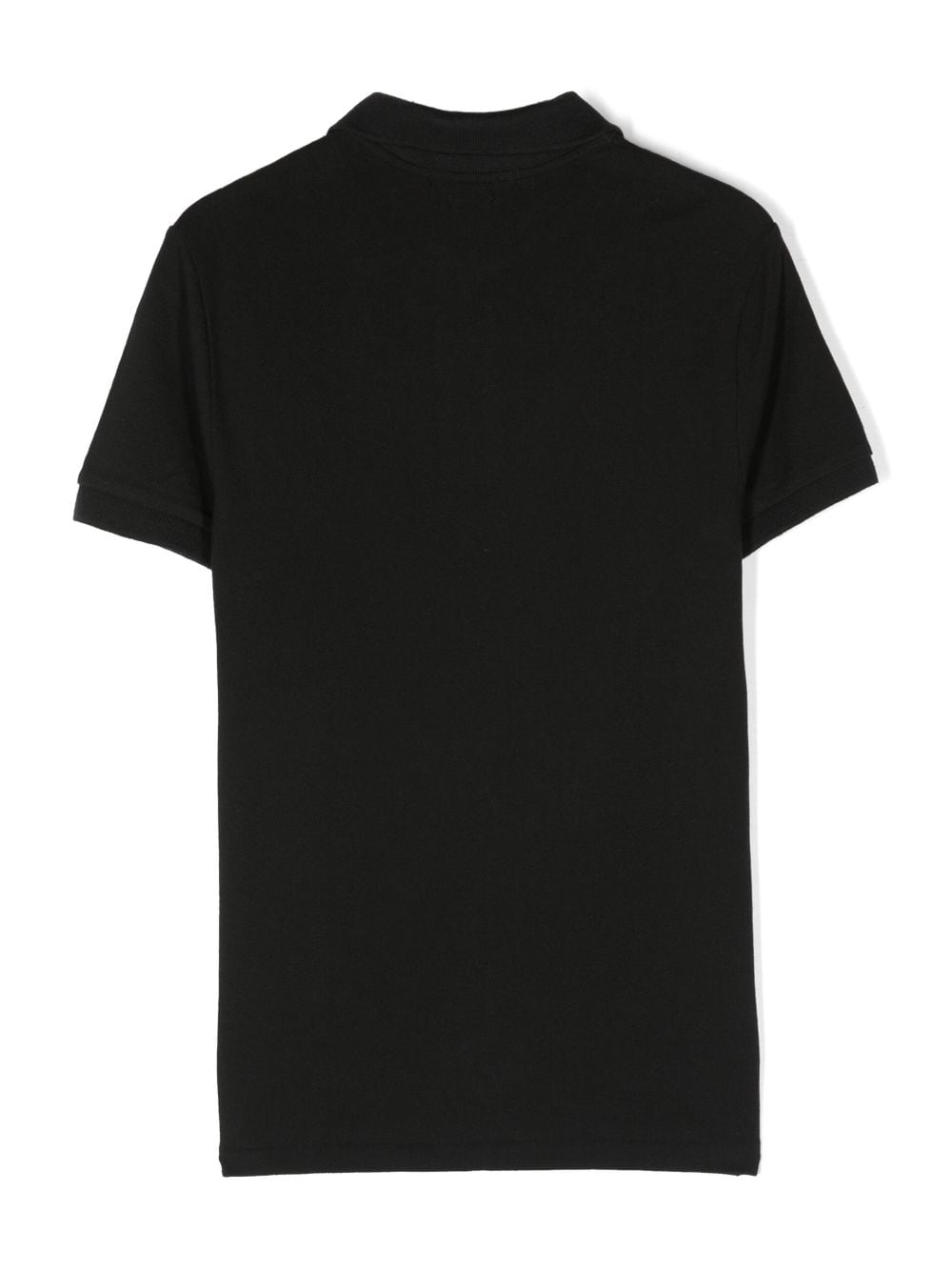 Shop Ralph Lauren Logo-embroidered Polo Shirt In Black