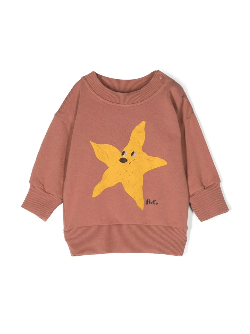 

Bobo Choses logo-print detail sweatshirt - Brown