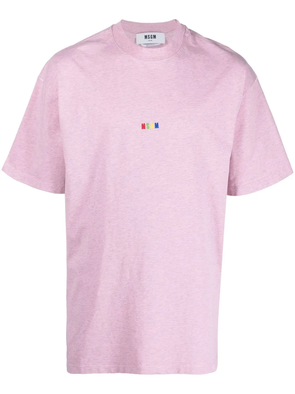 

MSGM camiseta con logo bordado - 12 LIGHT PINK