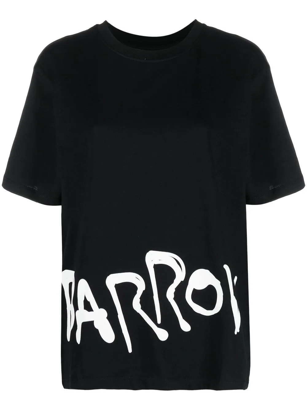 

BARROW Teddy-Bear motif logo-print T-shirt - Black