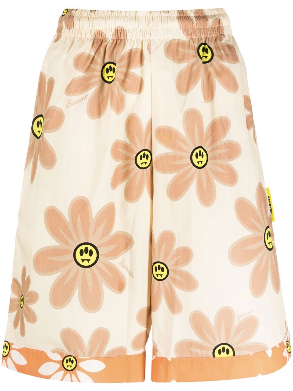 floral logo-print bermuda shorts