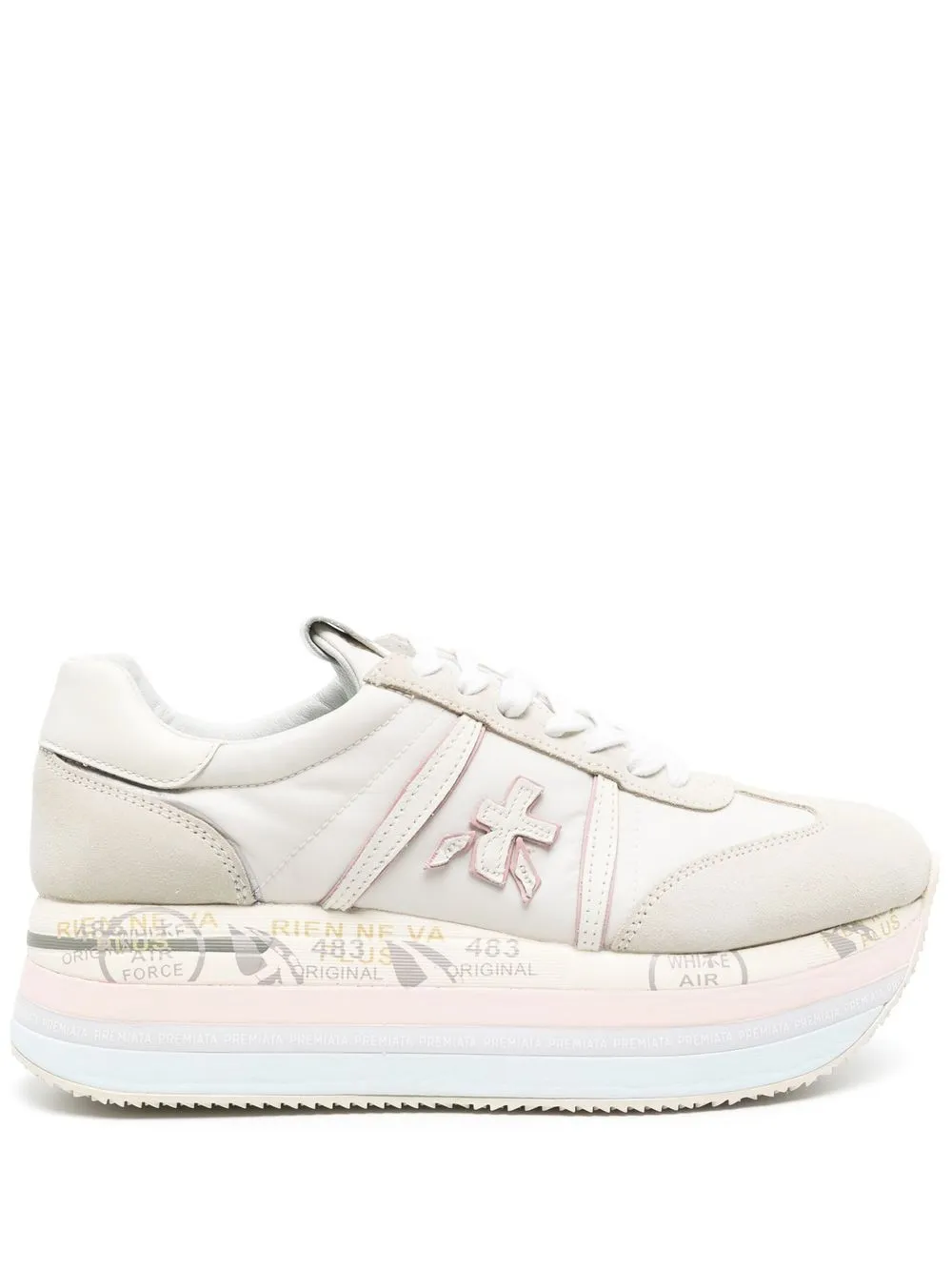 

Premiata Beth 40mm platform sneakers - Neutrals