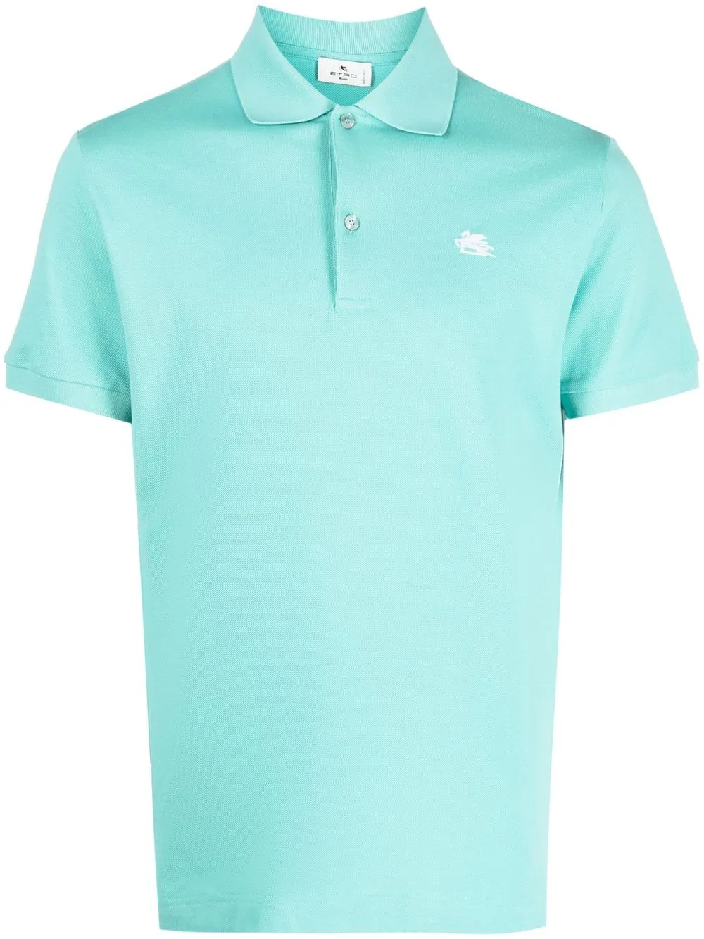 

ETRO 'Pegaso' logo-embroidered polo shirt - Green