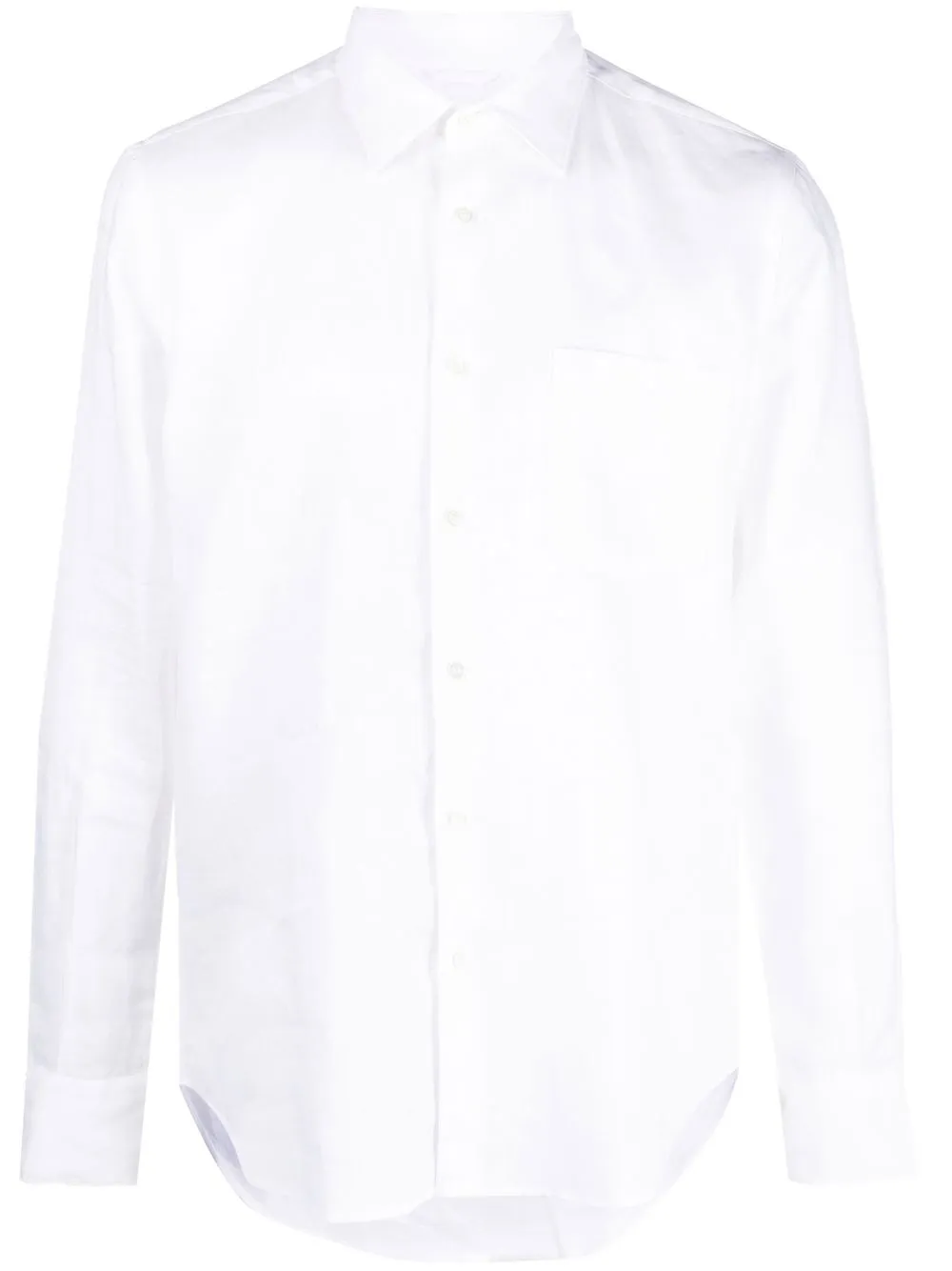 ASPESI long-sleeve linen shirt | White | Image 1